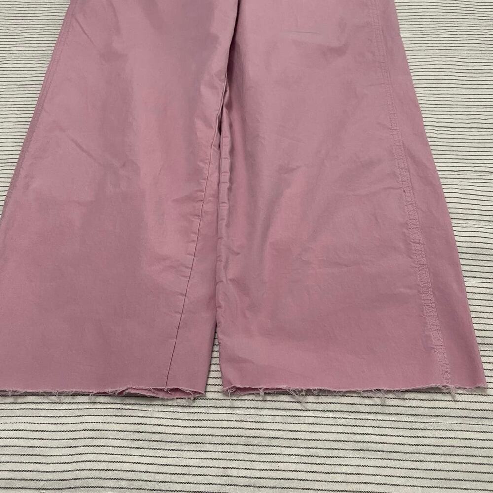 Free People Pink Wide-Leg Cotton Pants - Picture 5 of 9